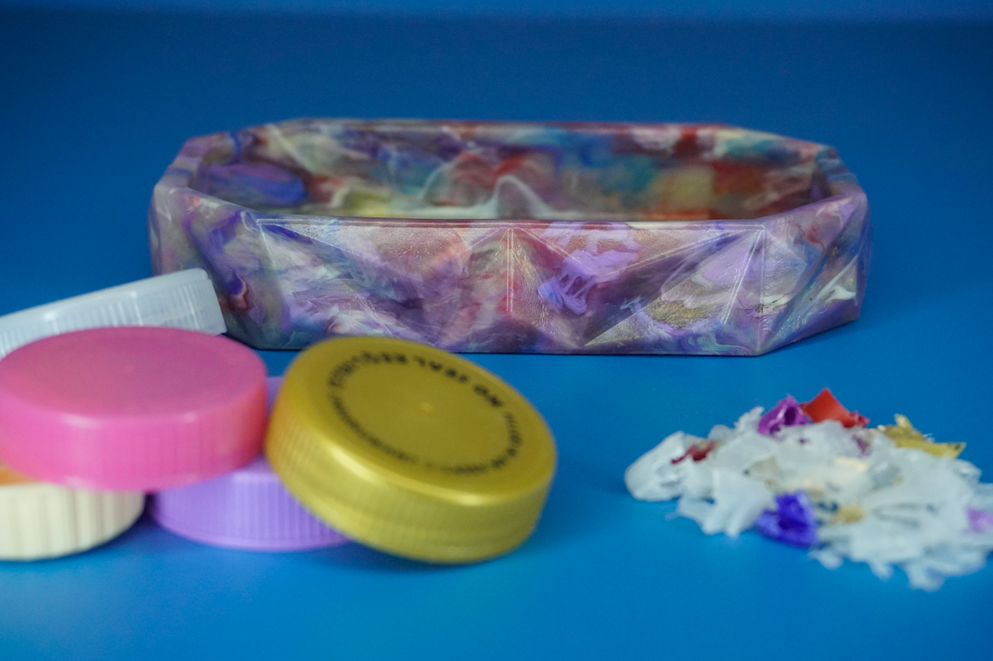 Recycled Tray - Iridescent Echo