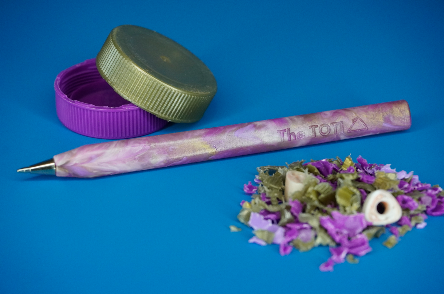 Recycled Refillable Pen - Pearl Amethyst