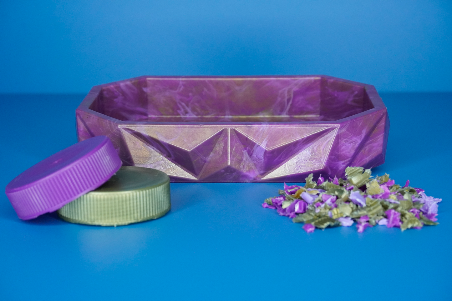 Recycled Tray - Solar Amethyst