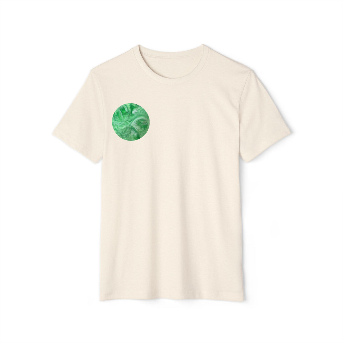 Earth Green Circle Graphic T-Shirt — Organic Recycled Eco Tee