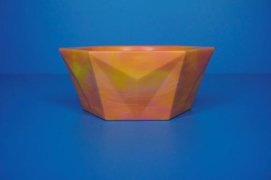 Recycled Decorative Bowl - Peach Sorbet