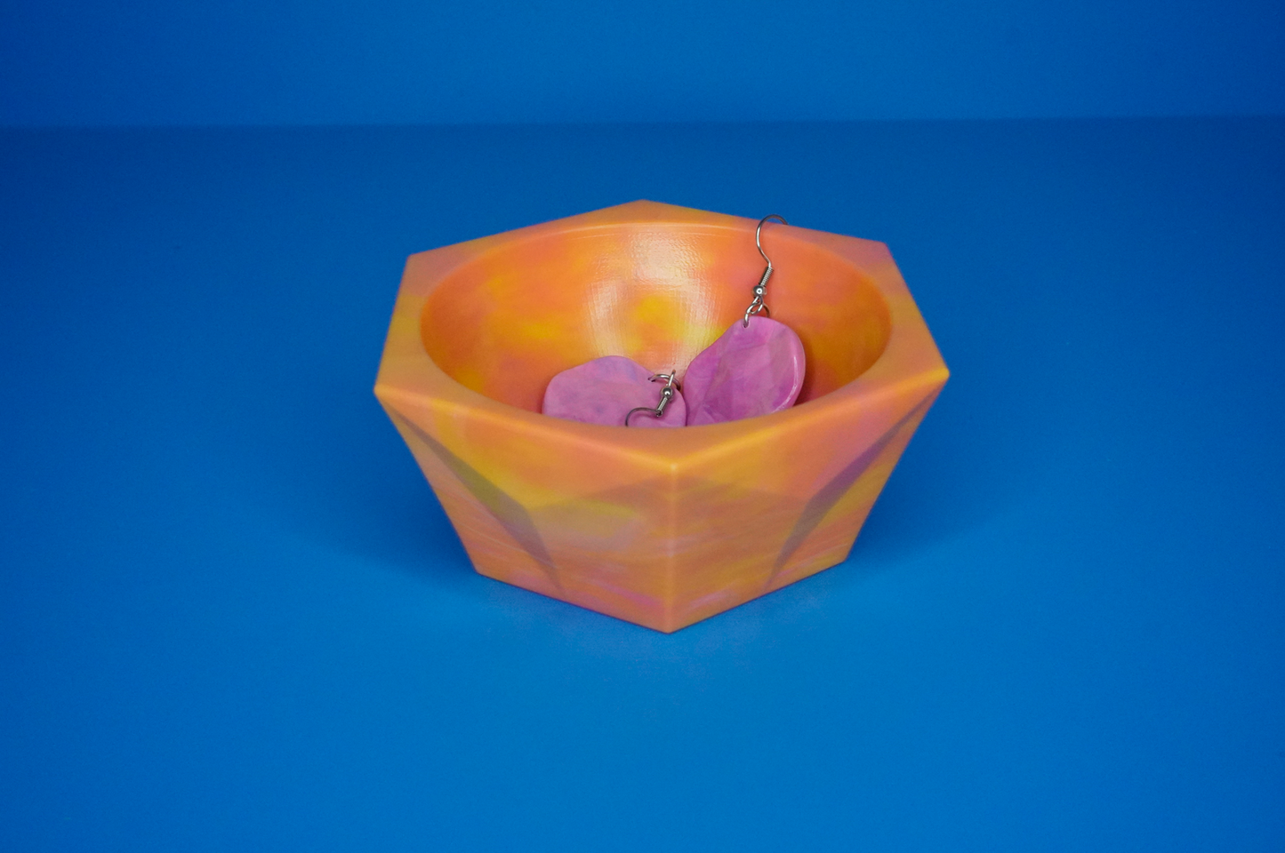 Recycled Decorative Bowl - Peach Sorbet