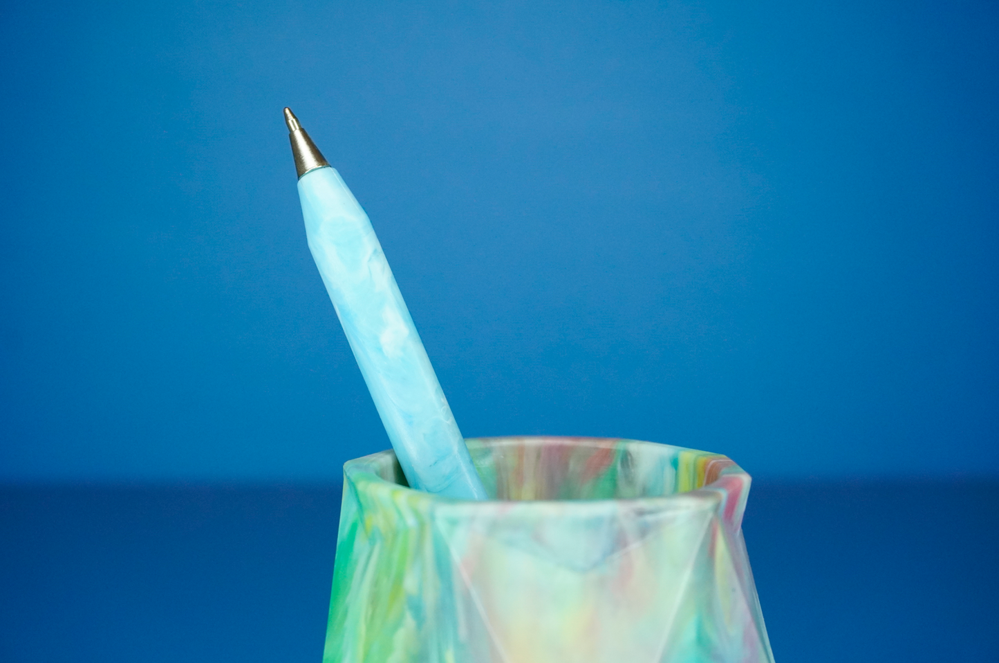 Recycled Refillable Pen - Blue Planet