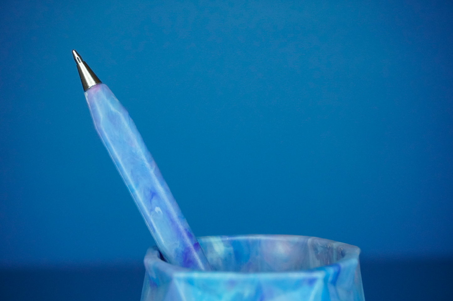 Recycled Refillable Pen - Blueberry Cloud