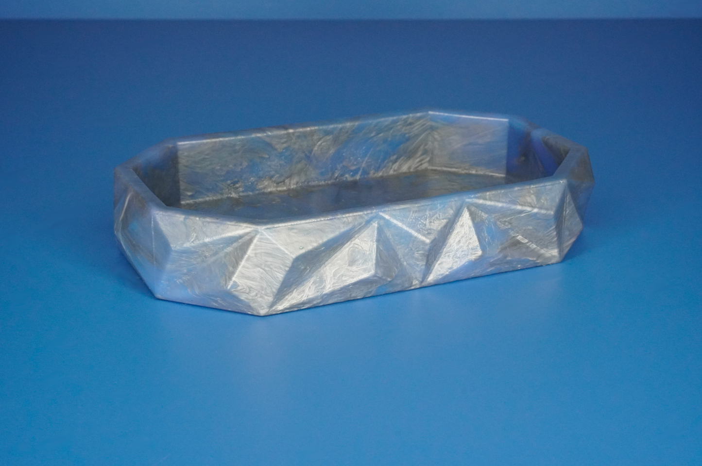 Recycled Tray - Silver Sea