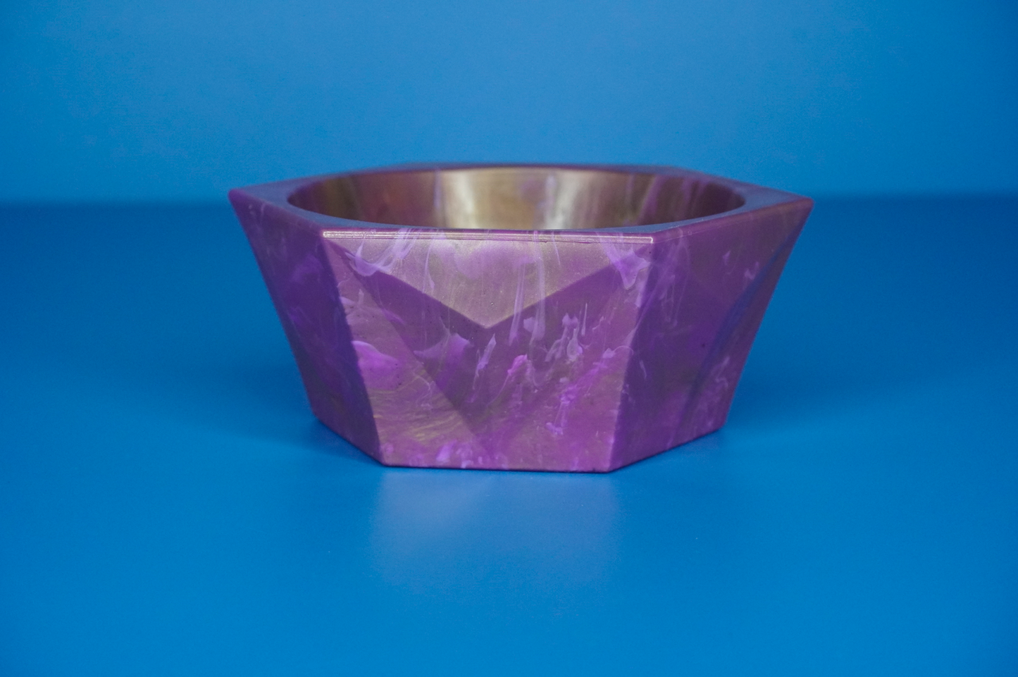 Recycled Decorative Bowl - Solar Amethyst