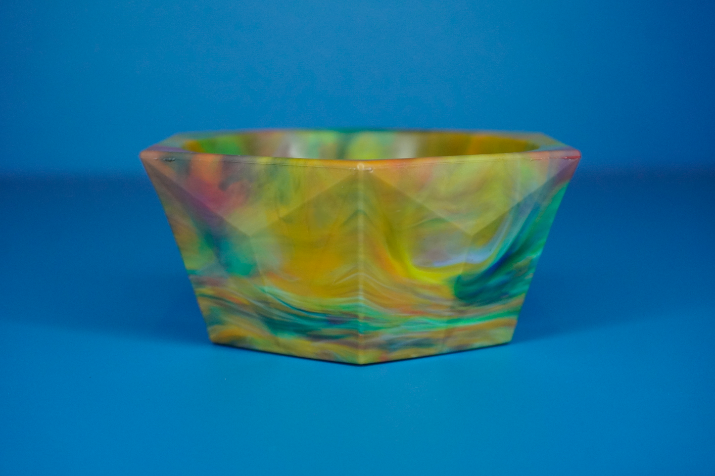 Recycled Decorative Bowl - Dusty Rainbow
