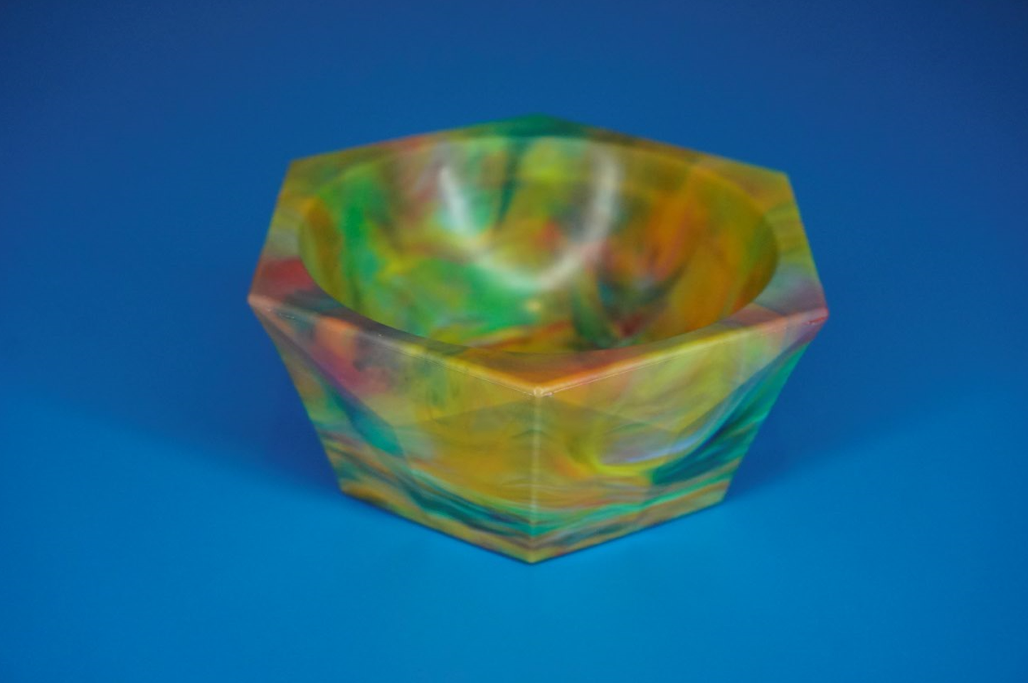 Recycled Decorative Bowl - Dusty Rainbow