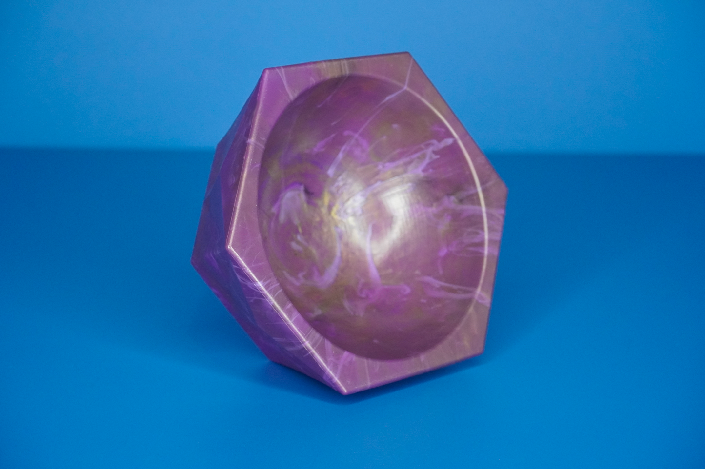 Recycled Decorative Bowl - Solar Amethyst