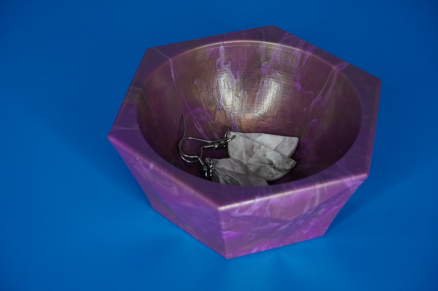 Recycled Decorative Bowl - Solar Amethyst