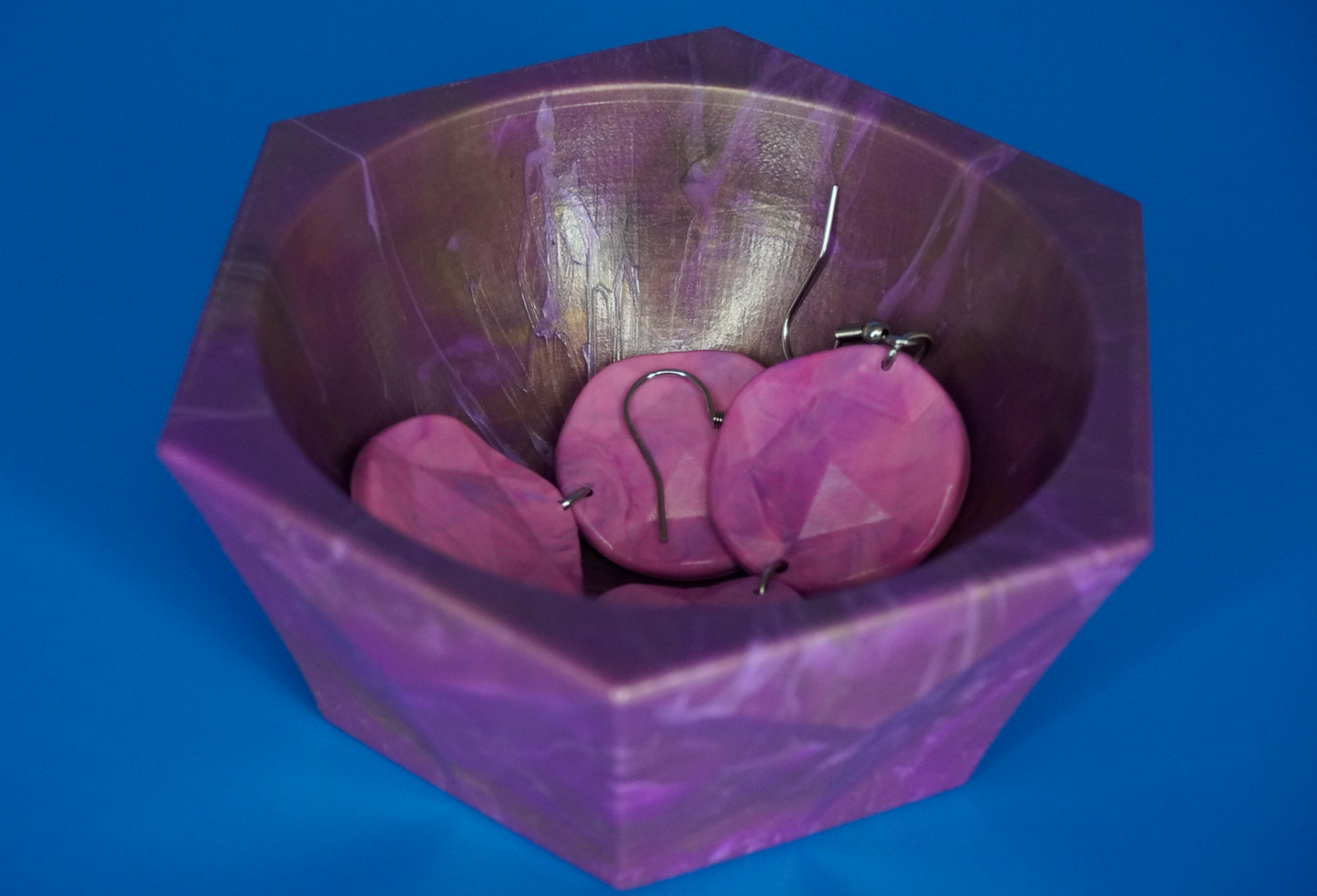 Recycled Decorative Bowl - Solar Amethyst