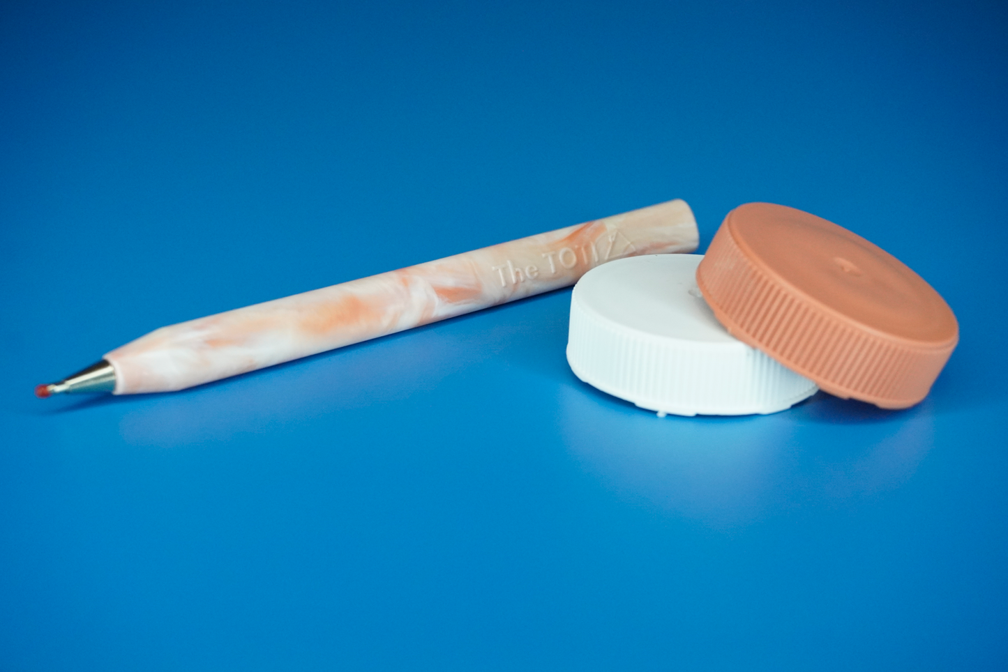 Recycled Refillable Pen - Apricot Swirl