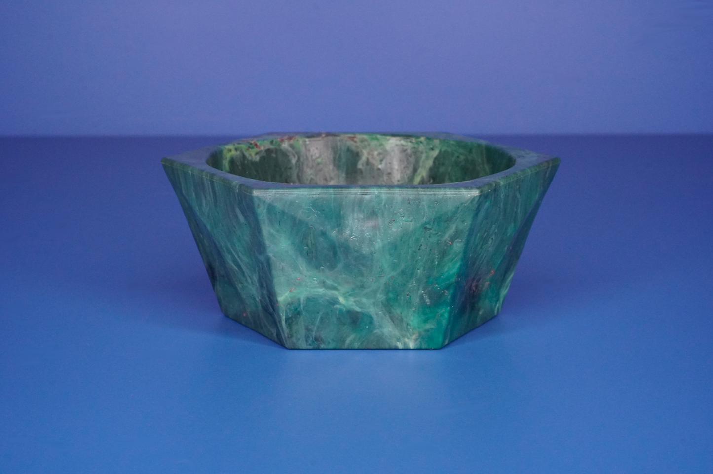 Decorative Bowl Recycled from 3D Printer Waste - Dark Forest 4