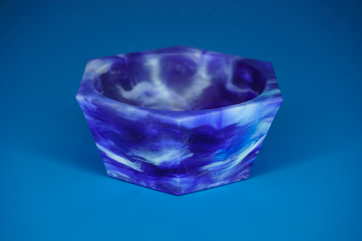 Recycled Decorative Bowl - Deep Blue