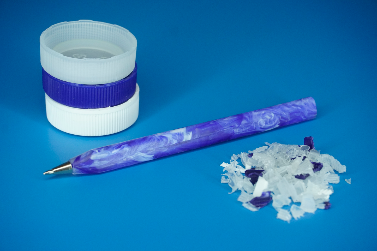 Recycled Refillable Pen - Deep Blue
