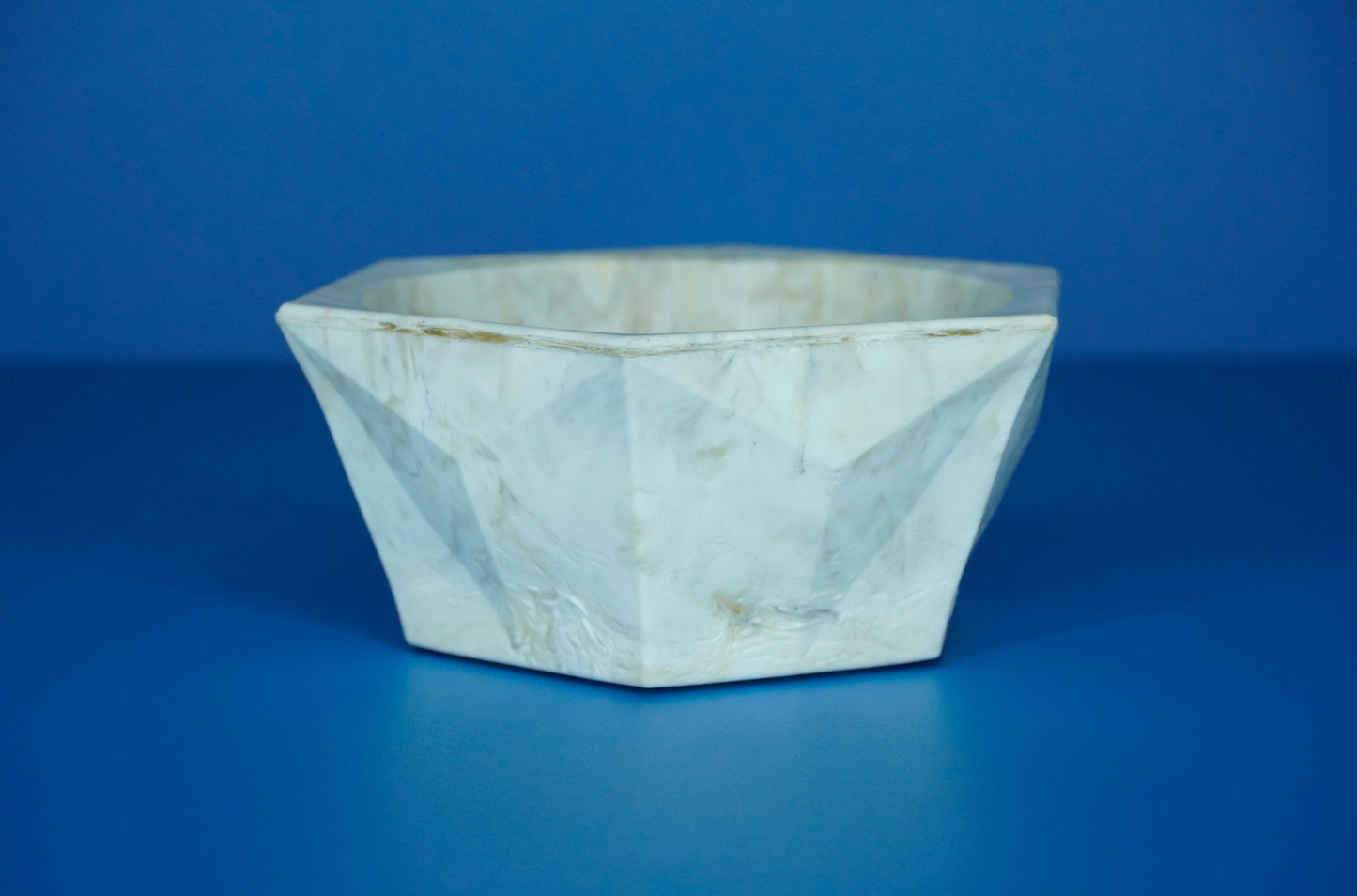 Recycled Decorative Bowl - Gold Marble