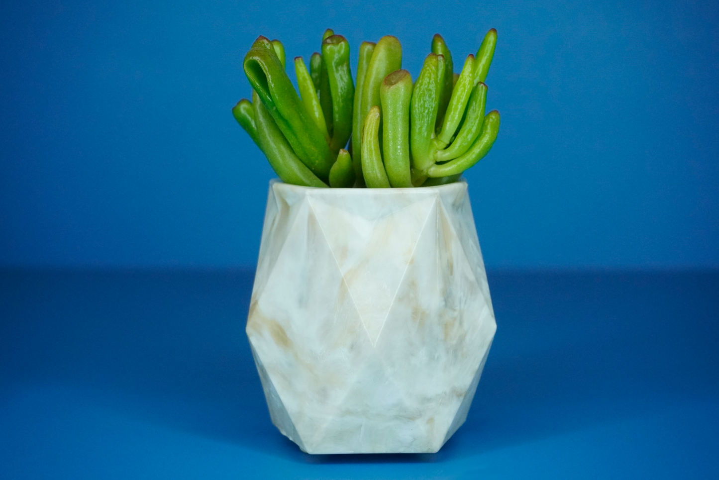 Recycled Pot - Gold Marble