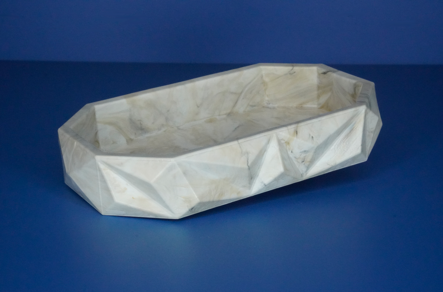 Recycled Tray - Gold Marble