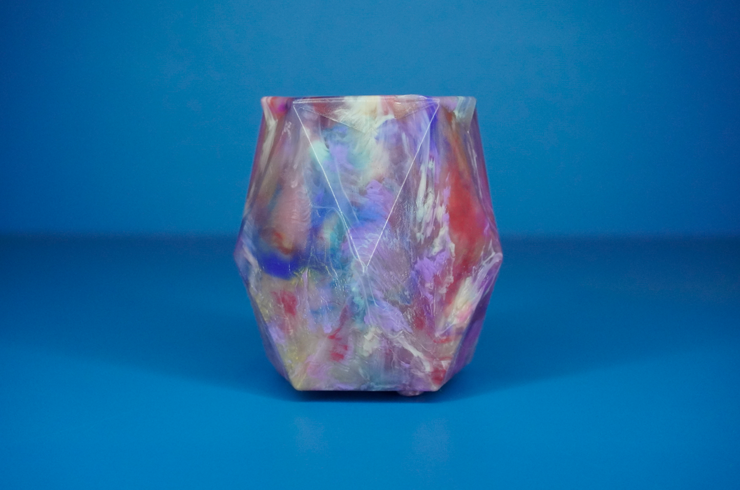 Recycled Pot - Iridescent Echo
