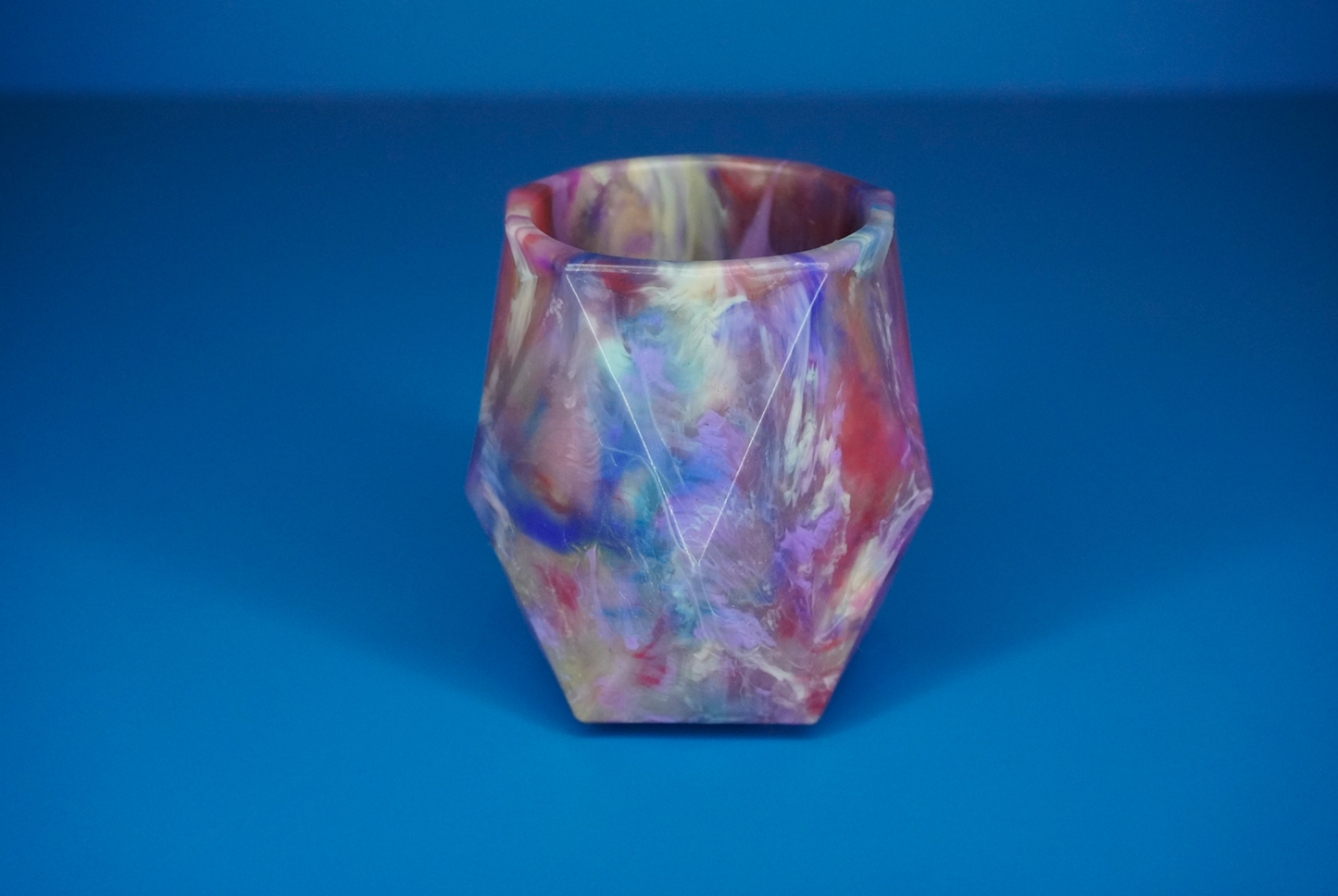 Recycled Pot - Iridescent Echo
