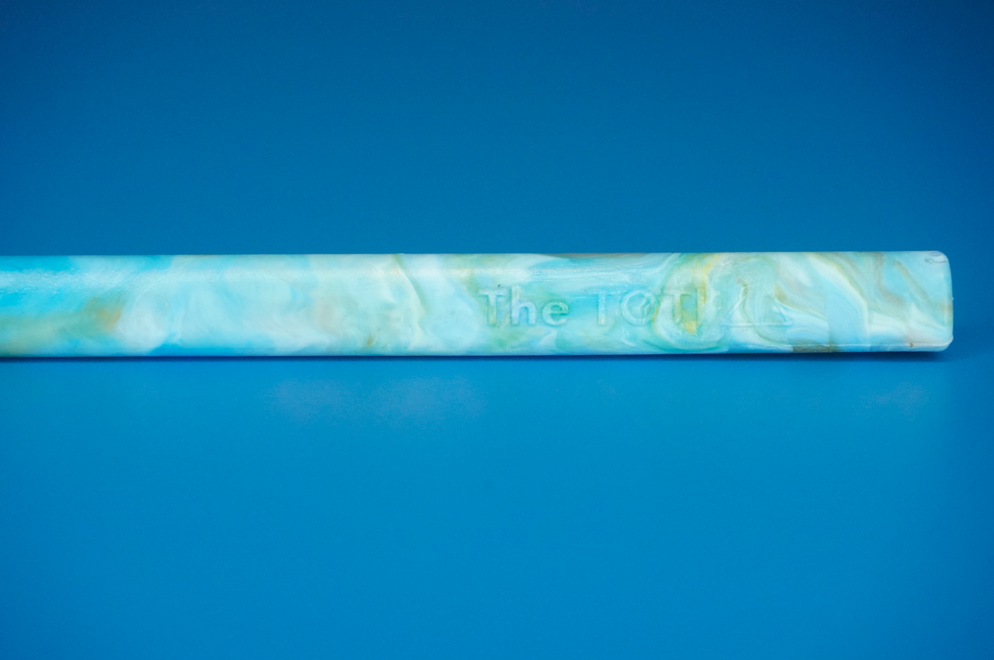 Recycled Refillable Pen - Orange Blue
