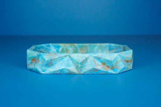 Recycled Tray - Orange Blue