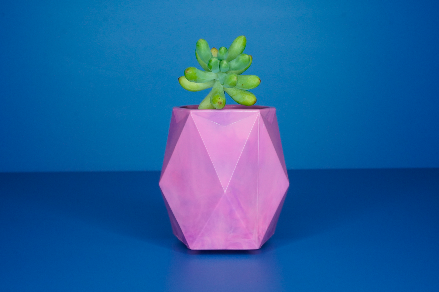 Recycled Pot - Pink Purple | WITH DRAINAGE HOLE