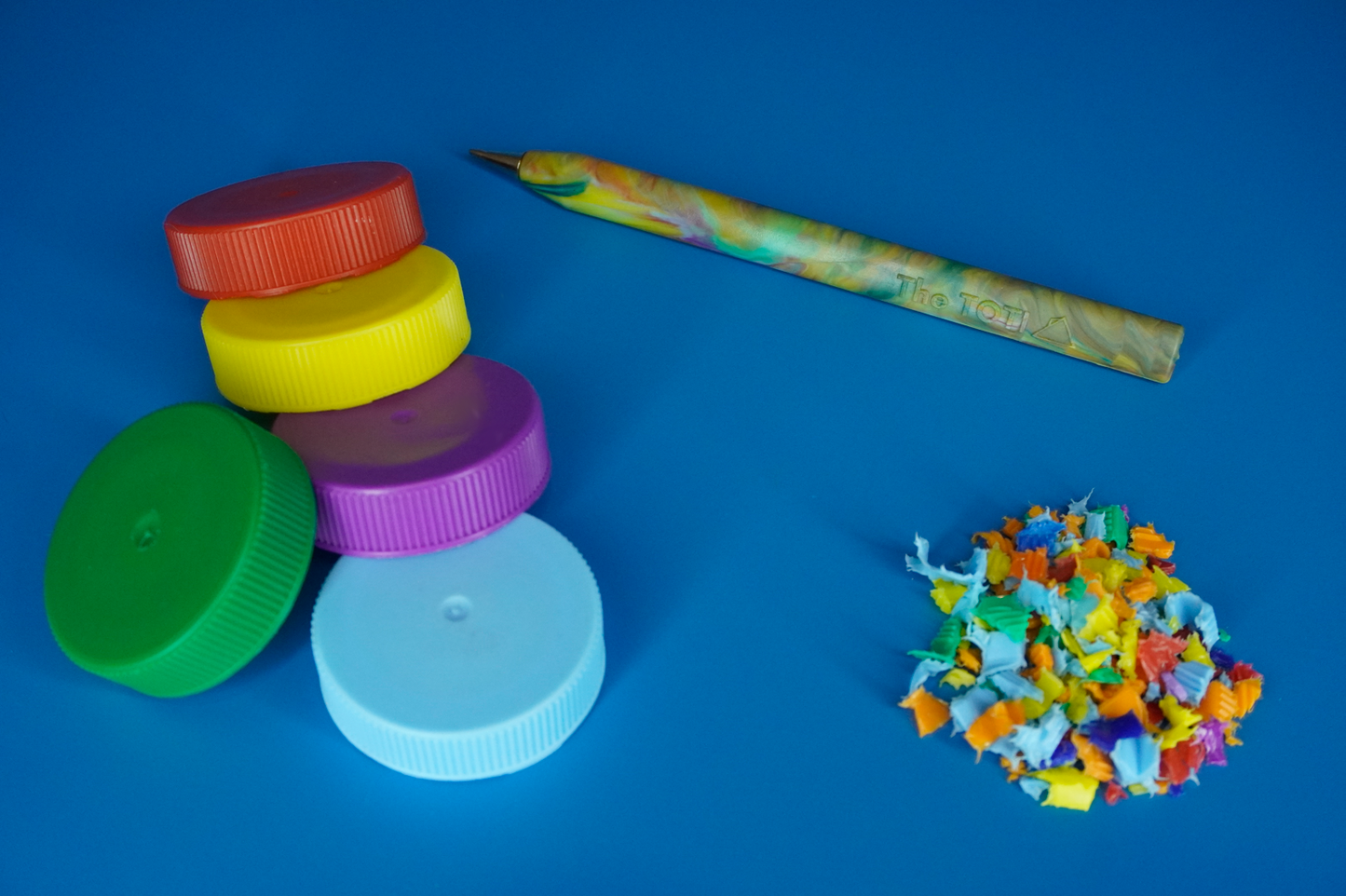 Recycled Refillable Pen - Dusty Rainbow