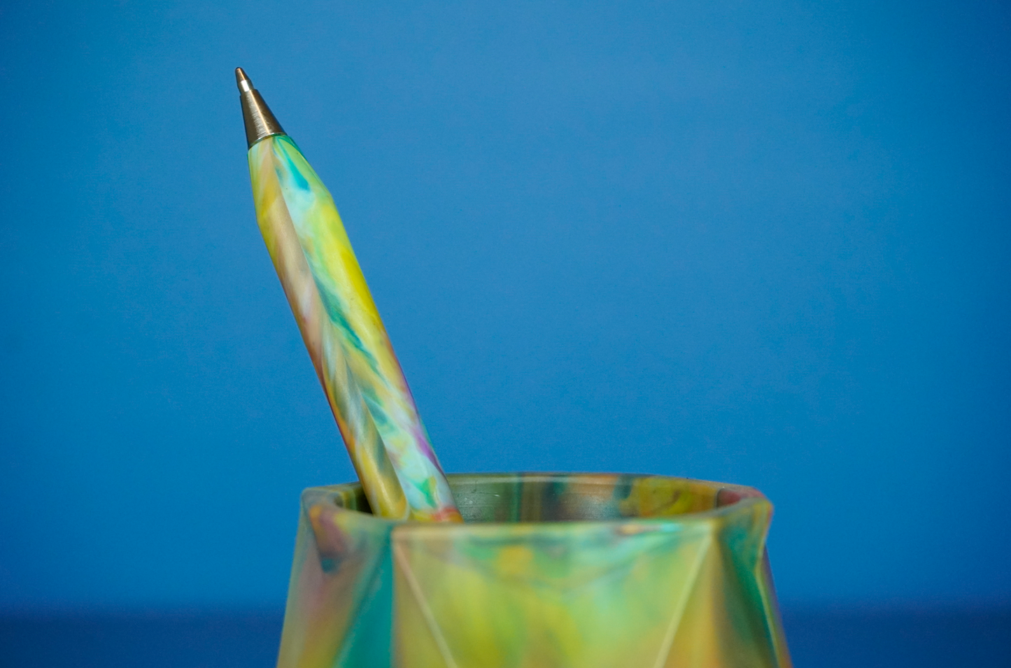 Recycled Refillable Pen - Dusty Rainbow