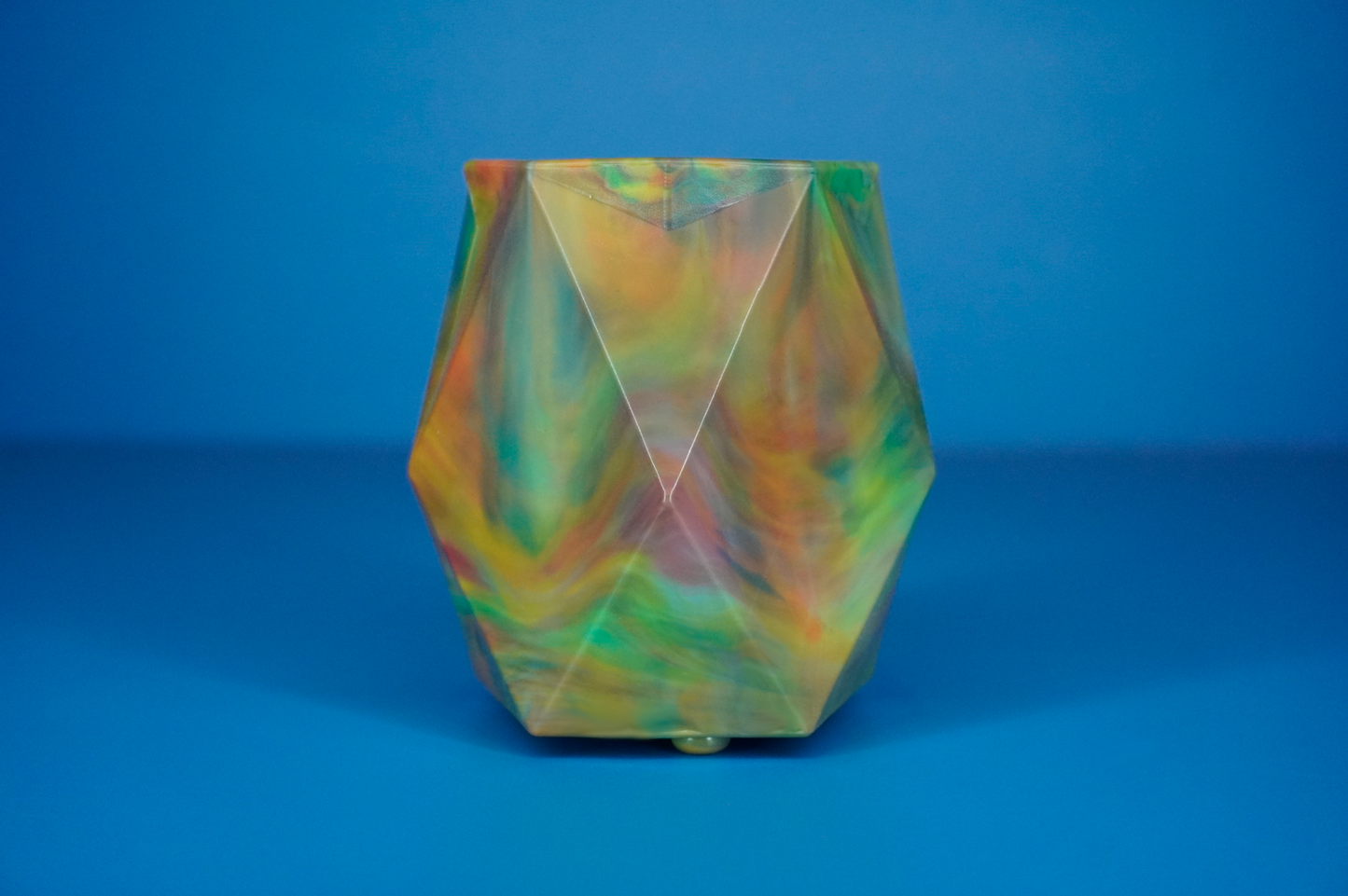 Recycled Pot - Dusty Rainbow